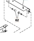Kulkupultti, 3/8-16X1 8721106-08 Kulkupultti, 3/8-16X1 8721106-08