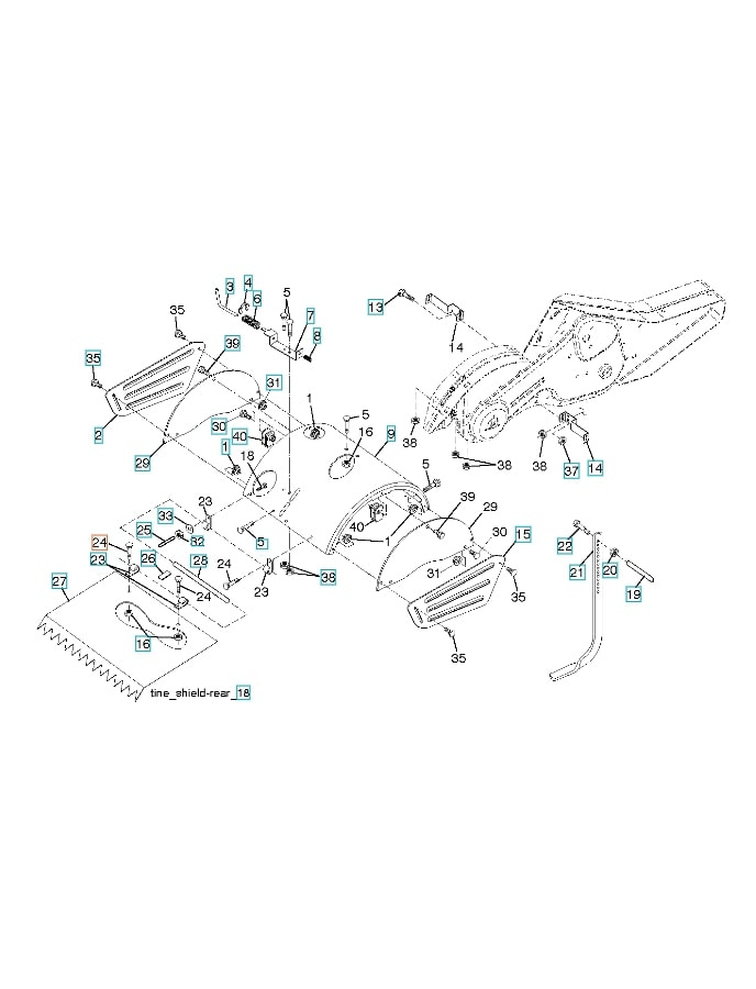 Pultti, 1/4-20X1/2 8721404-04