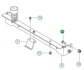 Vaunun pultti 3/8-16X3/4 Vaunun pultti 3/8-16X3/4