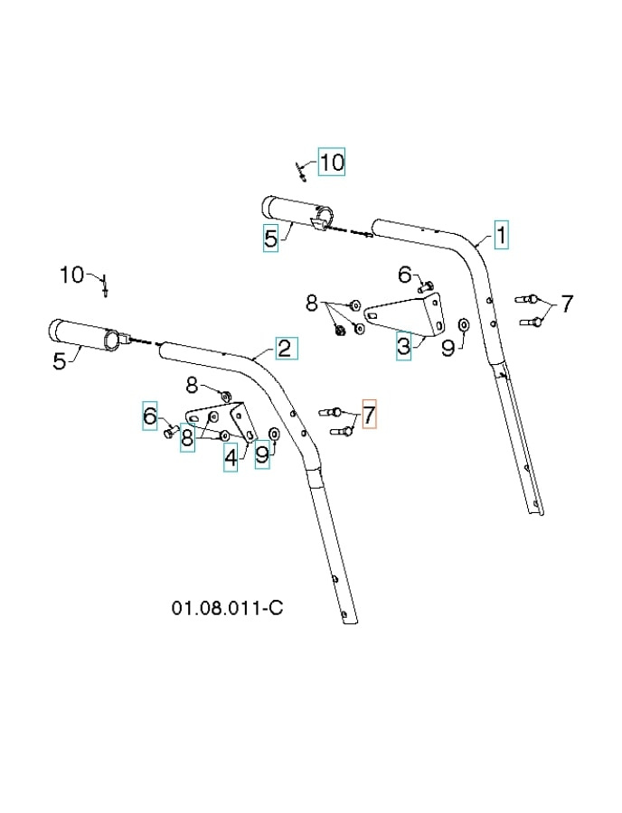 Pultti, 5/16-18X1 1/2 8747805-24