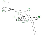 Pultti, 5/16-18X1 3/4 8747805-28 Pultti, 5/16-18X1 3/4 8747805-28