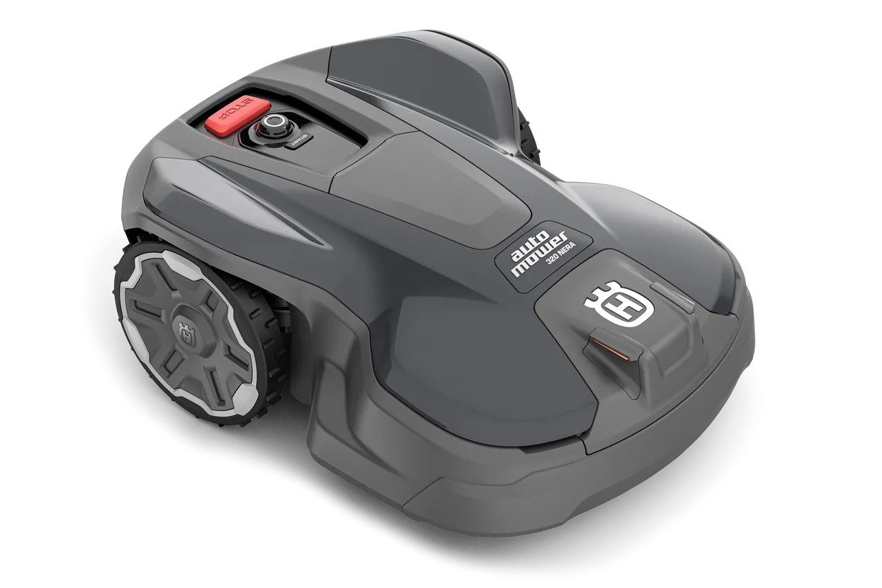 Husqvarna Automower® 320 Nera Robottiruohonleikkuri kanssa EPOS plug-in kit