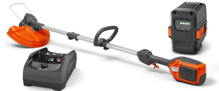 Husqvarna 215iL Akkutrimmeri + B70 & C80